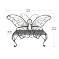 thumbnail image 4 of Banc Papillon en Métal Noir ANTIQUE, 4 of 5