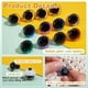 thumbnail image 4 of 48 ojos de seguridad con purpurina de 18 mm, 8 colores, para crochet, ojos de seguridad para amigurumi, ojos de seguridad de plástico semiredondos., 4 of 9