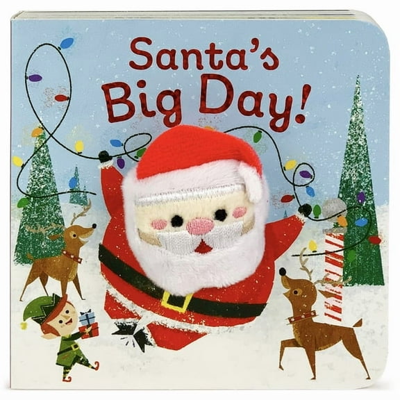 Santa's Big Day, (Board Book)