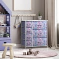 thumbnail image 4 of Sorbus Classic 7 Drawer Dresser for Kids Bedroom, Tie-Dye Purple, 4 of 7