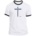 thumbnail image 2 of Believe  Be Saved 2.0 Men’s Ringer Tee, 2 of 2