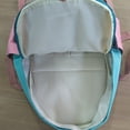 thumbnail image 2 of PRIYAL Aesthetic Color Contrast Travel Backpack, Large Capacity Flap Backpack Japanese Preppy Style Perfect for Travel, 2 of 9