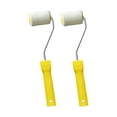 thumbnail image 1 of GUOOL 2 Pieces Mini Paint Roller Mini Roller Cover Refills for Wall DIY Stenciling 5cmx26cm, 1 of 6