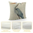 thumbnail image 4 of COMIO Throw Pillow Covers Blue Heron Double Sided Decorative Pillows Cushion Cover for Couch Sofa Outdoor, 4 of 5
