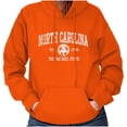 thumbnail image 3 of North Carolina Cute Footprints Beach Unisex Plus Fleece Graphic Hoodie Brisco Brands 4X, 3 of 5