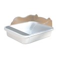 thumbnail image 2 of Open Top Cat Litter Box Kitty Litter Pan Cat Toilet Easy Clean Low Entry for Cats Portable Cats Litter Pan for Indoor Cats Large Size, 2 of 8