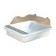 thumbnail image 2 of Caja de arena para gatos, cama duradera para gatos, arenero para gatos, inodoro para gatitos, cuenco para arena para gatos Blanco, 2 of 9