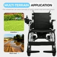thumbnail image 4 of Edcsi Foldable All Terrain Power Wheelchair - Electric Wheelchair for Adults with 15 Miles Range, 500W Dual Motors & Lightweight Design for Seniors Indoor/Outdoor, 4 of 9