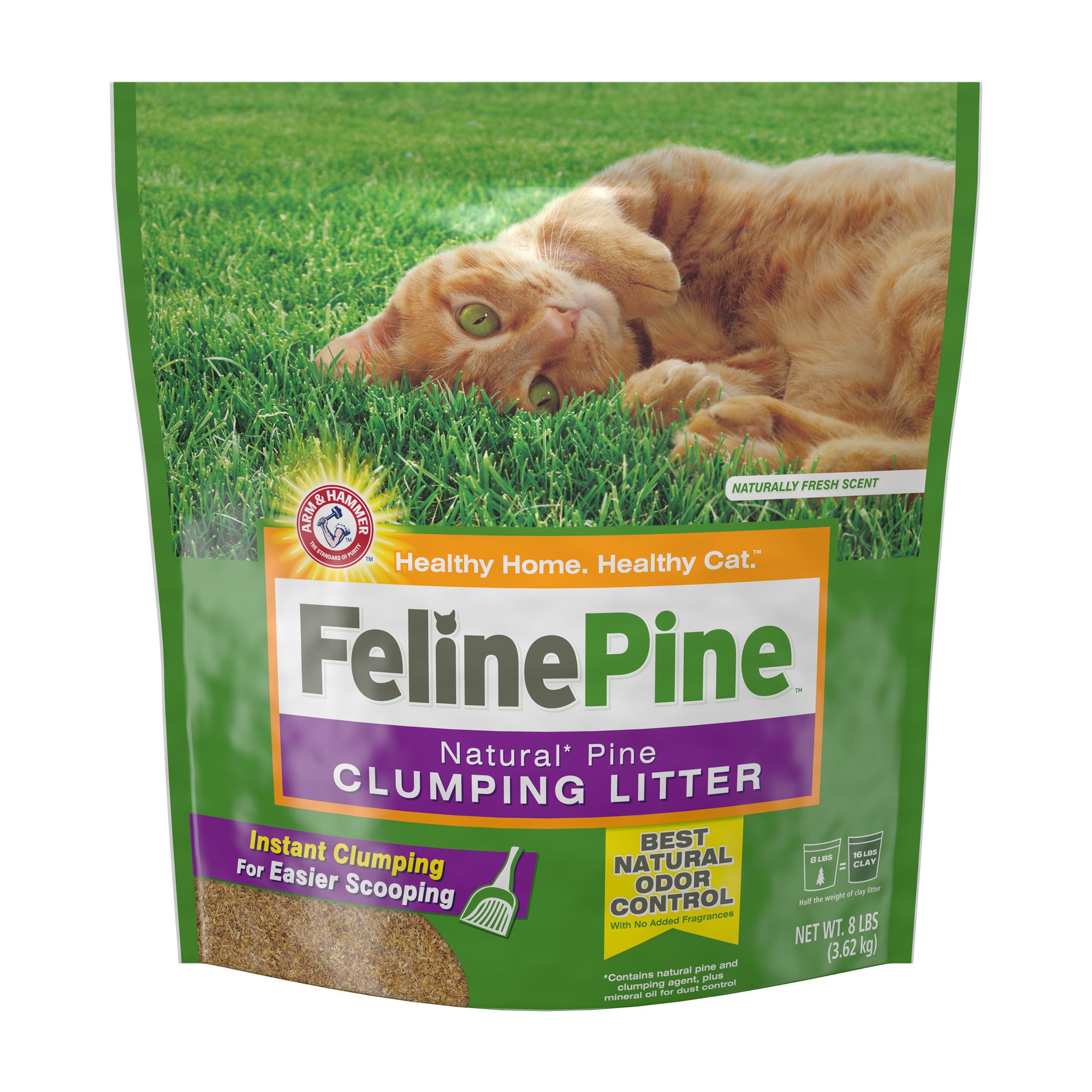Feline Pine Cat Litter Clumping, 8lb