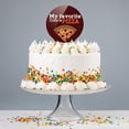 thumbnail image 4 of Acrylic My Favorite Color is Pizza Cake Topper Party Decoration for Wedding Anniversary Birthday Graduation, 4 of 6