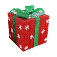 thumbnail image 1 of onlyliua Ofertas Del Día Por Tiempo Limitado Caja de Regalo En Adorno Navideño, Decoración de Ventana, Caja de Regalo En Copos de Nieve, 1 of 4