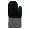 thumbnail image 6 of Frigidaire Layla Cotton and Neoprene Oven Mitts, Heat Resistant, Anti-Slip, Machine Washable,13”x7”,Black,Set of 2, 6 of 6