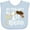 AE-Light Blue, variant on Inktastic No, This Ain't My 1st Rodeo Cowboy Hat and Lasso Boys or Girls Baby Bib