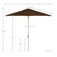 thumbnail image 5 of California Umbrella 9' Patio Umbrella in Teak, 5 of 5