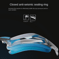 thumbnail image 3 of Nearsighted Swim Goggles for Triathletes - Anti-Fog, Comfortable Fit, Ideal for Training and Racing in Open Water in the Water Comfortable Fit(300 degrees), 3 of 5
