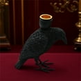 thumbnail image 4 of NOUGFVZP Gothic Black Cat Candle Holder Statue, Resin Cat Candlestick Holder, Halloween Gothic Tabletop Decor for Home, Dining Table & Party, Witchy Cat Figurine Gift, 4 of 6