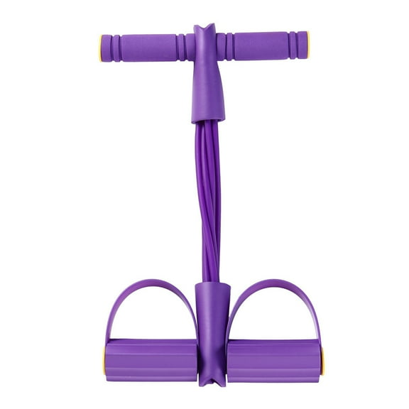 Hyasfey 6/8-Tube Pedal Puller Resistance Band with Handle Multifunction Elastic Yoga Sit-up Pull Rope Men Women Pedal Tensioner Exerciser Workout Equipment