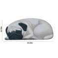 thumbnail image 3 of Alfombras de baño, alfombras para sala de estar, alfombra de área, alfombra de baño 3D con temática de perro, felpudo de bienvenida de 87 x 40 cm, antideslizante, para vacaciones de verano, divertidas, 3 of 7