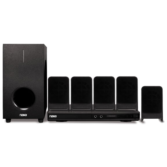 Naxa Electronics ND-864 5.1” Channel High-Powered Home Theater DVD & Karaoke Speaker System