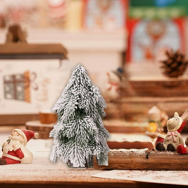 Dvkptbk Plastic Christmas Tree Mini Christmas Tree Holiday Products Christmas Decorations
