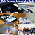 thumbnail image 3 of Air Jungles 3-in-1 Odor Eliminator Balls 6 Count, Ocean Scent, Deodorizer and Odor Remover for Shoes, Gym Bags, Lockers, Closets, Hampers, and Drawers, Essential Oil Air Freshener, 3 of 9