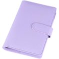 thumbnail image 7 of Antner A6 PU Leather Notebook Binder Refillable 6 Ring Binder for A6 Filler Paper, Loose Leaf Personal Planner Binder Cover with Magnetic Buckle Closure, Purple, 7 of 7