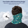 thumbnail image 4 of Neck Gaiter Face Cover Scarf, seashell ocean Soft Face Sun Mask Cover Scarf Headband Cooling Sweat Absorbing Bandanas Hiking Cycling Running, 4 of 7