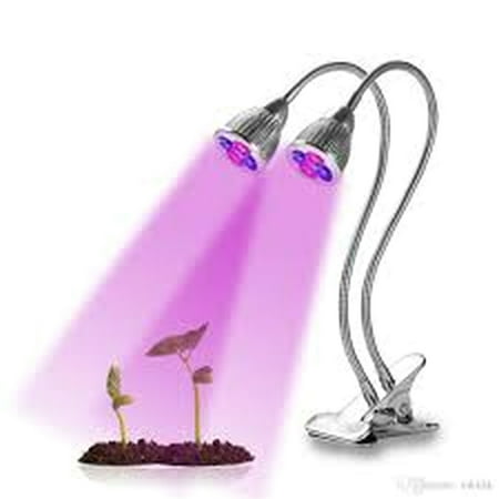 

Dual Head 60W Sunlike LED Grow Light Growing Lamp for Indoor Plant Bloom Flower