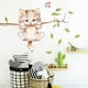 thumbnail image 5 of Etiqueta de pared gato lindo JAMW Ramas Hoja verde DIY Tatuajes Extraíble Arte Mural Sencillez, 5 of 5