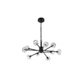 thumbnail image 5 of Elegant Lighting Graham 10 Light Pendant in Black, 5 of 9