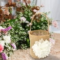 thumbnail image 5 of Soumake Gift Bag with Handle Vintage Portable Flower Basket Favors Bag for Baby Shower, 5 of 8