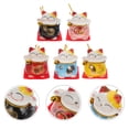 thumbnail image 4 of Miangastore 5pcs Decorative Fortune Cat Ornament Japanese Style Fortune Cat Desktop Decor, 4 of 8