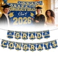 thumbnail image 2 of Graduation Decorations 2026 Set Congrats Grad Decor Set with Banner Porch Sign Hanging Honeycomb Centerpieces for Grad Decorations Party Supplies Set,Decoration Kit,Balloon Set,Banner Set,Table Decor, 2 of 9