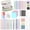 56pcs - Green, variant on MoKo 60Pcs Aesthetic School Supplies with Pencil Case for Students Stationary College Essentials, Pink