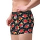thumbnail image 2 of Balery Red Rose Flower Calzoncillos bóxer para hombre, ropa interior de algodón suave y transpirable con cinturilla de nailon-Medium, 2 of 5
