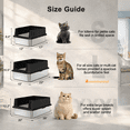 thumbnail image 6 of Stainless Steel Cat Litter Box Small Cats Metal, 6 of 9