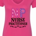 thumbnail image 4 of Inktastic Nurse Practitioner Np Appreciation Women's V-Neck T-Shirt, 4 of 5