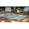 thumbnail image 4 of Jill Zarin Outdoor Collection Area Rug - Dubai (2' x 3' 1" Rectangle Teal/Ivory), 4 of 4