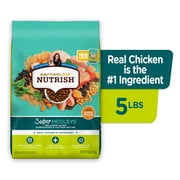 Rachael Ray Nutrish SuperMedleys Superfoods & Chicken Recipe Natural Food for Adult Dogs, 5 lb