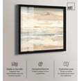 thumbnail image 2 of Roseate Skyfall II Shadowbox Print Neutral Abstract Art by Art Remedy, Black Frame, 24 x 24, 2 of 7