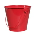 thumbnail image 1 of Iron Hanging Flower Pot Garden Balcony Wall Vertical Bucket Holder Barrel Supply, 1 of 10