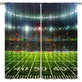 thumbnail image 3 of Football Curtains Boys Sport Kid Curtains for Bedroom, Soccer Football Field 3D Window Treatments for Living Room,Teen Boys Girls Room Decor Drapes 2 Panel Sets,42x63 Inch, 3 of 6