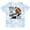 Tie Dye Blue, variant on Inktastic Little Sister and Biggest Fan Football Player Girls Toddler T-Shirt