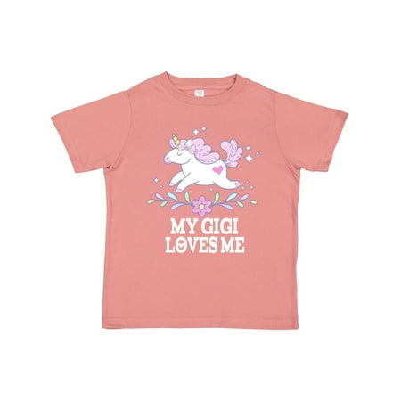 

Inktastic My Gigi Loves Me Unicorn Gift Toddler Toddler Girl T-Shirt