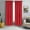 RED, variant on 2 Panels Red solid blackout rod pocket foam lined window curtain drape R64 37" width x 63" length each pc