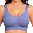 thumbnail image 5 of Breezora Women's Wireless Support Bra Full Coverage No Underwire Plus Size Comfortable Everyday Underwire Free, 5 of 10