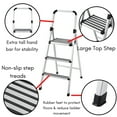 thumbnail image 3 of BirdRock Home 3-Step Aluminum Step Ladder, 3 of 9
