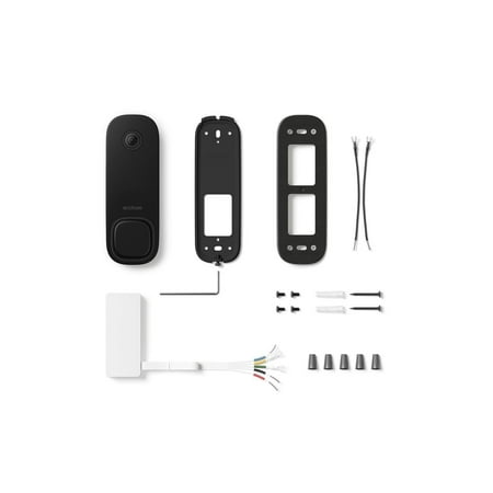 ecobee - Smart Video Doorbell - Wired with Advanced Person and Package Detection - Black