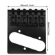 thumbnail image 3 of Chevalet de guitare électrique 6 cordes, chevalet fixe en métal pour guitare électrique TL, accessoire noir, 3 of 4