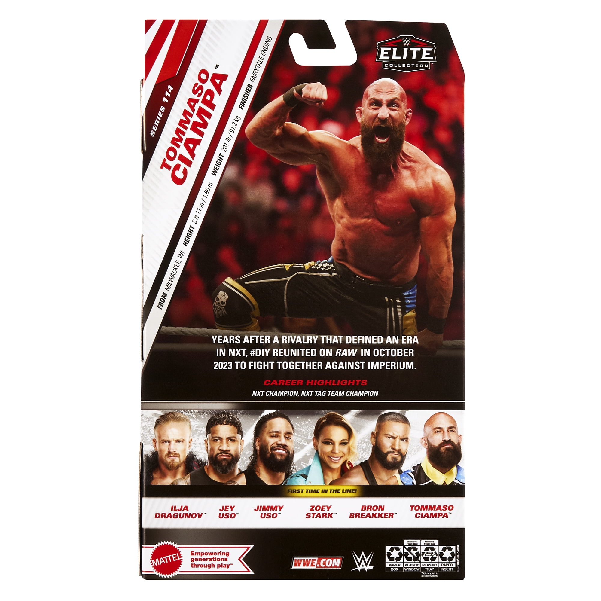 Tommaso Ciampa - WWE Elite 114 Mattel WWE Toy Wrestling Action Figure